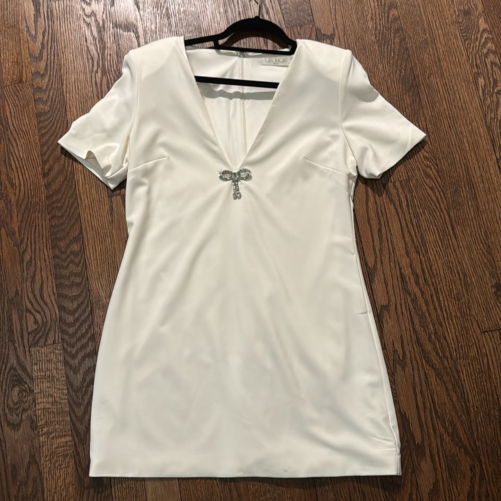 Bow Front Mini Dress